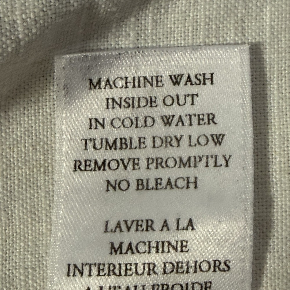 Frank Eileen Dublin Blazer Womens Size Large‎ White Open Front Linen Blend - Picture 7 of 9